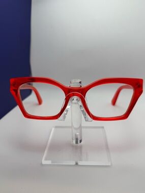 Kirk & Kirk JANE Chilli Red Cat-Eye Women's Eyeglasses